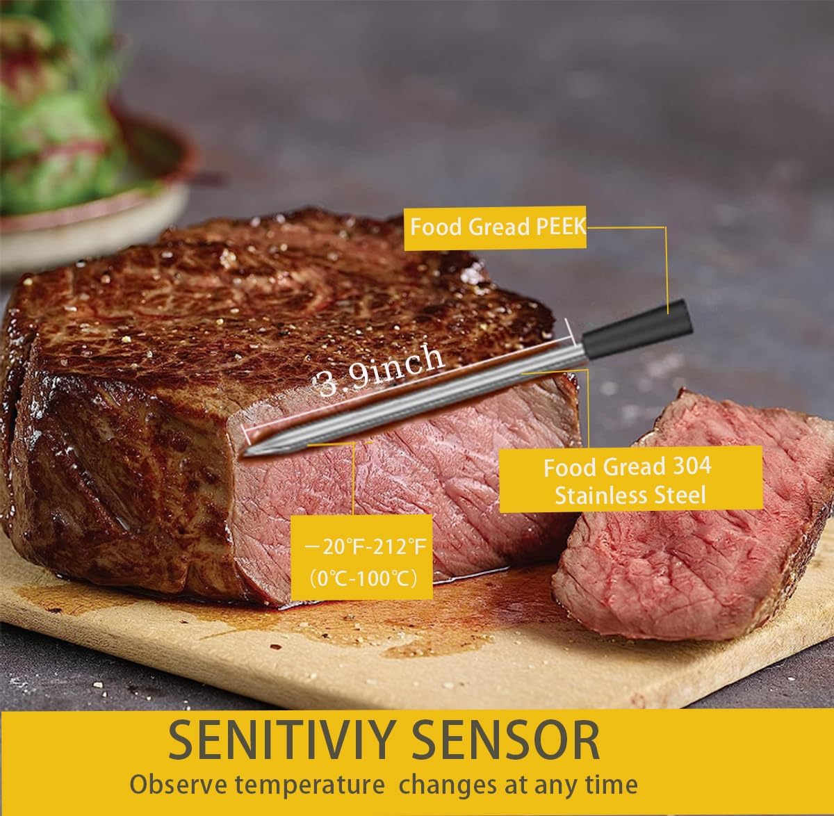 🔥Dual Probe Grill Beast💥 IP67 Waterproof & 1000°F Heatproof⚡ Bluetooth Smart Alerts🌪️ 10-in-1 BBQ/Oven/Smoker Kit | TikTok's #1 Meat Hero 🔥Dual Probe Grill Beast💥 IP67 Waterproof & 1000°F Heatproof⚡ Bluetooth Smart Alerts🌪️ 10-in-1 BBQ/Oven/Smoker Kit | TikTok's #1 Meat Hero